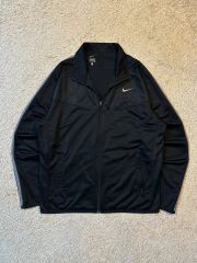 XL NIKE スウッシュ サイドライン トラックジャージ トップス ブラック
