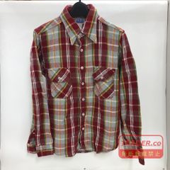 02w28514 The REAL McCOY'S ザリアルマッコイズ  長袖ネルシャツ  レッド  メンズ  サイズ不明  長袖シャツ  【中古品】