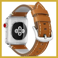 Runostrich コンパチブル apple watch バンド 45mm 44mm 42mm,本革 ビジネススタイル コンパチブル アップルウォッチバンド コンパチブルアップルウォッチ6/54 apple watch series 6/5/4/3/2/1