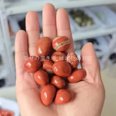 天然石 レッドジャスパー 紅碧玉 タンブル 50g 磨き石 パワーストーン 置物 オブジェ 不揃い 風水 保護石 厄除け インテリア 玄関 リビング 高級感 開運 運気向上 成長祈願