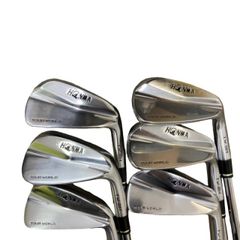 【中古】 本間ゴルフ TOUR WORLD TW-BM 6S アイアンセット IR 純正特注シャフト (フレックスS) メンズ 男性用 右利き 右用 Cランク ゴルフクラブ