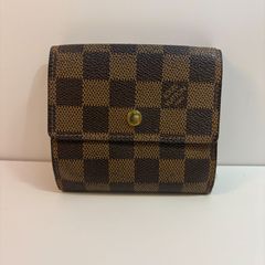 LOUIS VUITTON ルイヴィトン　ポルトフォイユ・エリーズ　ダミエ・エベヌ　三つ折り財布　Trifold Wallet 【中古】