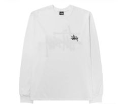 STUSSY ベーシック STUSSY ロングスリーブ Tシャツ 白