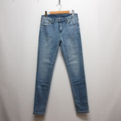 アンティカ  antiqua ストレッチ スキニー デニム パンツ ジーンズ S ブルー LA-00005 ジッパーフライ