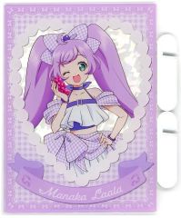 【中古】アクリルスタンド・アクリルパネル 真中らぁら ホロアクリルアートパネル Fruits gingham ver. 「プリティーシリーズ×果実園リーベル コラボレーションカフェ」