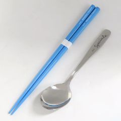 【中古】カトラリー 渚トラウト お箸＆スプーンセット 「バーチャルYouTuber にじさんじ Speciale Half Anniversary」