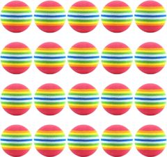 スポンジ ボール ボール れんしゅう ゴルフ球 器具 42mm トレーニングボール 20個セット ソフト 室内 壁や家具を壊さない ゴルフ練習器具 ゴルフ用品 練習 屋内 ゴルフ 練習 KALOLINNA
