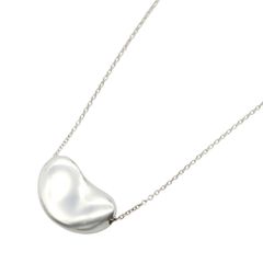 ティファニー TIFFANY＆CO ネックレス ビーン ラージ ネックレス 首回41cm シルバー925 ビーン ラージ ネックレス レディース Used A
