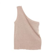 マックスマーラ MAX MARA ニット ワンショルダー ブラウン ウール カシミヤ ニット レディース Used A