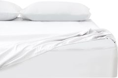 ボックスシーツ 毛玉なし セミダブル 素肌にやさしい 吸水速乾 綿100% 耐久性が高い 洗える オールシーズン ベッド/マットレス/敷き布団対応 マットレスカバー クモリ(Kumori) ベッドカバー ベッドシーツ 120X200cm ホワイト