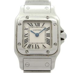 Cartier(カルティエ) 腕時計 サントスガルベSM W20056D6 レディース SS アイボリー