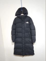 THE NORTH FACE ザノースフェイス ロング丈ダウンジャケット アウター ブラック グースダウン フード ダウンコート