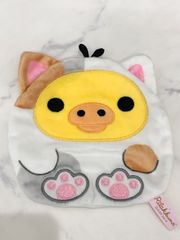 リラックマ キイロイトリ フェイスポーチ カプセルトイ プライズ品 のんびりネコ ふわふわポーチ サンエックス