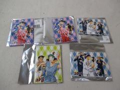  【中古品】 アニメ 名探偵コナン 遠山和葉 服部平次 他 ランダムスクエア缶バッジ 5点 グッズセット