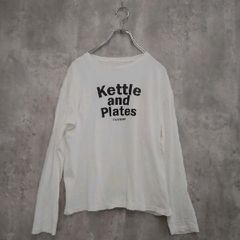 SHIPS any 쉽스 에니 탑스 컷소우 티셔츠 ONE-SIZE 화이트계 봄 가을 겨울 monmimi 협업 알파벳 로고 크루넥 긴팔 론 T 컷소우 여성 면 100% 캐주얼 라 베리타 헌 옷 260930-3035
