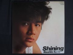 LP/レコード 0360■近藤真彦/Shining/ポスター付/RHL8366
