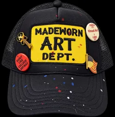 メイドワン ART DEPT ハンドペインティング トラッカー キャップ