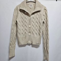ポロラルフローレン ポロジーンズ ケーブルボタン カーディガン S