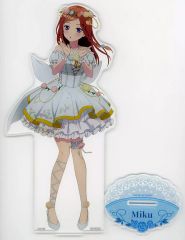 【中古】アクリルスタンド・アクリルパネル 中野三玖 BIGアクリルスタンド 「五等分の花嫁∽ ガチャっと缶バッジ」 SSR-C賞