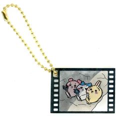 【中古】キーホルダー ハチワレ＆うさぎ＆古本屋 「映画ちいかわ なんか小さくてかわいいやつ 人魚の島のひみつ トレーディングあの時の思い出アクリルチャーム」
