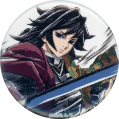 【中古】バッジ・ビンズ 冨岡義勇(引き) 44mm缶バッジB 「鬼滅の刃 刀鍛冶の里編・柱稽古編 水柱 冨岡義勇 幕間画集表紙イラストWEBSHOPくじ」 F賞 C105グッズ