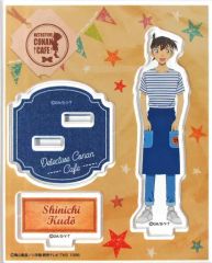 【中古】アクリルスタンド・アクリルパネル 工藤新一 アクリルスタンド 「名探偵コナンカフェ2018」