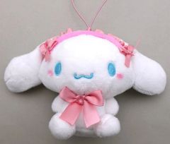 【中古】ぬいぐるみマスコット・ぬいぐるみバッジ シナモロール(A/ピンク) メロメロゴシックロリータマスコット 「シナモロール」