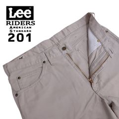 美品 大きいサイズ LEE リー AMERICAN STANDARD 201 ストレートジーンズ デニムパンツ 36 日本製