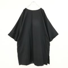 SOU・SOU ソウソウ　薙刀袖　モスリン　ワンピース 美品】ソウソウ SOU・SOU☆薙刀長方形衣 モスリン 濡羽色 サイズS 黒系