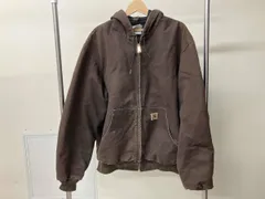 全体的にスレ・汚れ、袖にほつれあり/ カーハート(Carhartt) パーカージャケット 茶色 RN#14806