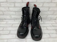 Dr.martens 1960 ドクターマーチン 8ホールブーツ ブラック レッド ステッチ メンズ UK9