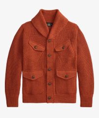 RRL ウール コットン ショールカラー カーディガン L 新品