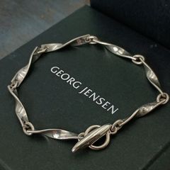 Georg Jensen ジョージジェンセン ツイストプレート ブレスレット