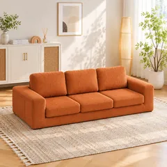 新入荷|ソファベッド 組立て不要 3人掛け フロアソファ ローソファ ソファー 1人暮らし 家庭用 マルチに使える 座椅子 枕付き 6色展開 完成品 運びに便利だ 圧縮梱包 高反発ウレタン 28Dウレタン 支持力150N 【Camel】