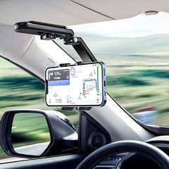 【新品】 AnT【2023年進化】スマホ車載ホルダー クリップ式 カーマウント 車用スマホホルダー 車のサンバイザーに設置する 安定性拔群 360度回転 アーム遠近調節 スマホホルダー ダッシュボード/バックミラー/デスクにも適用 0