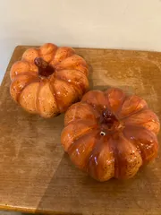 2個セット ハロウィン 陶器カボチャ