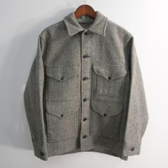 【美品】FILSON【マッキーノ クルーザー ジャケット】38 グレー USA製 フィルソン 26100427