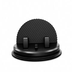 【新品】 FukuZashi シリコン製滑り止め360度回転置くだけスマホホルダー (黒)スマホホルダー 車 クリップ式 車載ホルダー 360度回転 片手操作 ダッシュボード バックミラー サンバイザー対応 車 スマホスタンド 安定固定 滑り止め 取り付け 0