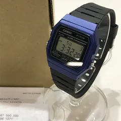 【中古品】 CASIO カシオ 時計 腕時計 BLUE 箱・取扱説明書付属 【198-261014-io-05-fuzh】