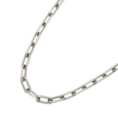 カルティエ Cartier サントス ドゥ ミディアム ネックレス 56cm K18 WG ホワイトゴールド 750 Necklace【証明書付き】 90338805