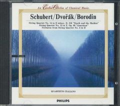 CD Quartetto Italiano シューベルト : 弦楽四重奏曲第14番 死と乙女 / ドヴォ MP149 PHILIPS