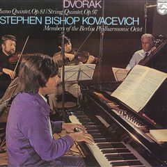 LP スティーヴン・ビショップ・コヴ ドヴォルザーク: ピアノ五重奏曲 イ長調 作品81, 弦楽 13PC60 PHILIPS