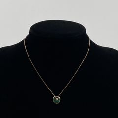 CARTIER（カルティエ） アミュレット ドゥ K18ピンクゴールド / ダイヤモンド / マラカイト ネックレス ピンクゴールド×グリーン