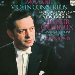 LP コリン・デイヴィス, ロンドン交 モーツァルト ヴァイオリン協奏曲第4番 ニ長調 K.218 / X8599 PHILIPS