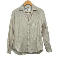Frank&Eileen(フランク&アイリーン) 長袖シャツ サイズXS メンズ美品  グレーベージュ 麻