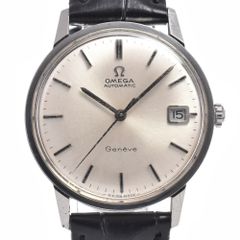 オメガ OMEGA Ref.166.002 ヴィンテージ ジュネーブ Cal.565 シルバー 自動巻き メンズ 腕時計 M#150881