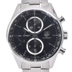 タグホイヤー TAG HEUER CAR2110 カレラ CAL.1887 ブラック 自動巻き メンズ 良品 箱・保証書付き 腕時計 M#150906
