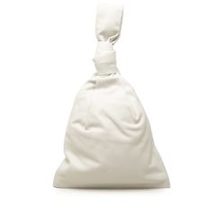 ボッテガヴェネタ ツイスト ハンドバッグ ホワイト レザー レディース BOTTEGAVENETA【228-94948】