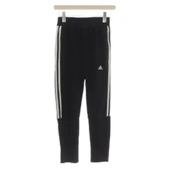 アディダス adidas トラックパンツ ジャージパンツ 子ども服 男の子 150 黒 ブラック サイドライン ロゴ /LP