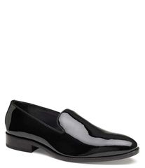 ジョンストンアンドマーフィー メンズ シューズ スリッポン・ローファー レザー ローファー Johnston Murphy Mens Gavney Patent Leather Slip On Loa